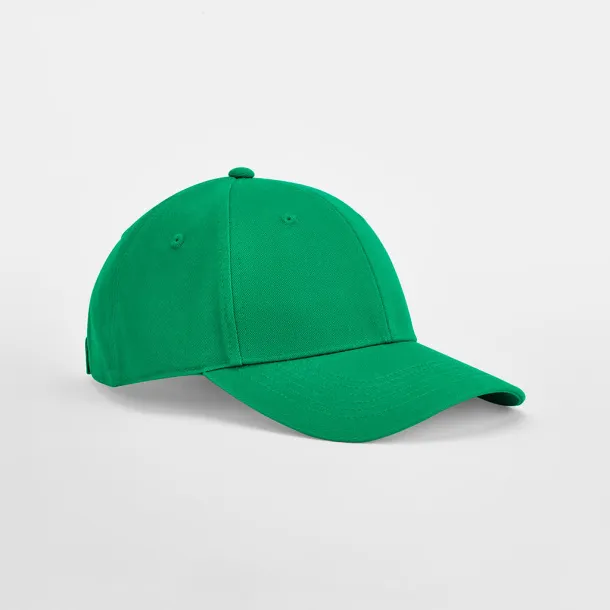 EarthAware® Junior Clas. Org. Cotton 6 Panel Cap - Beechfield Kelly zelena