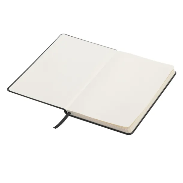 ASTURIAS notebook with squared pages 130x210 / 160 pages Black