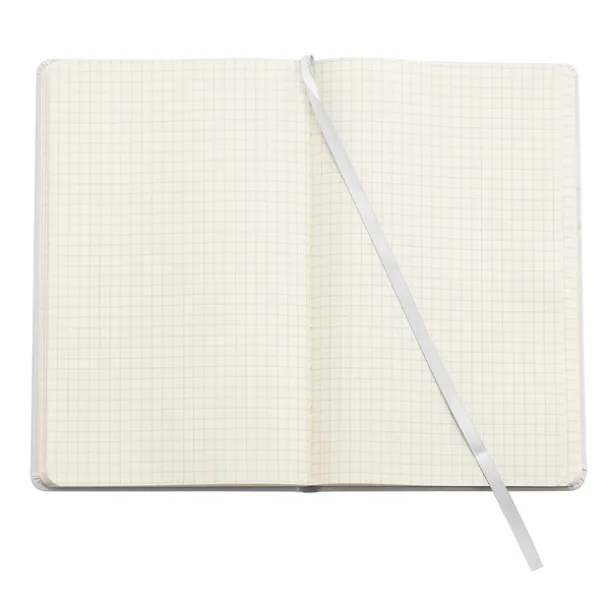 ASTURIAS notebook with squared pages 130x210 / 160 pages White