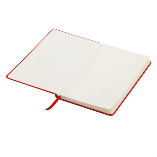 ASTURIAS notebook with squared pages 130x210 / 160 pages Red