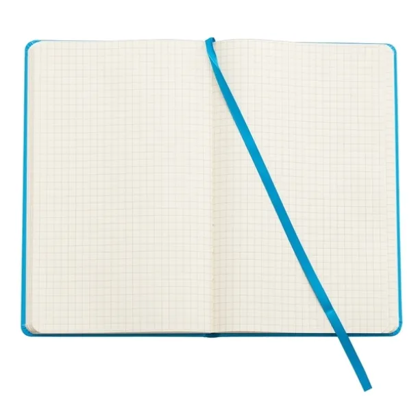 ASTURIAS notebook with squared pages 130x210 / 160 pages Light Blue