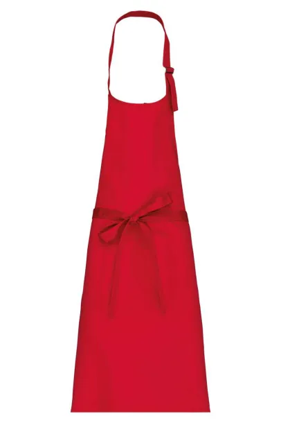  POLYCOTTON APRON WITHOUT POCKET - Kariban Red