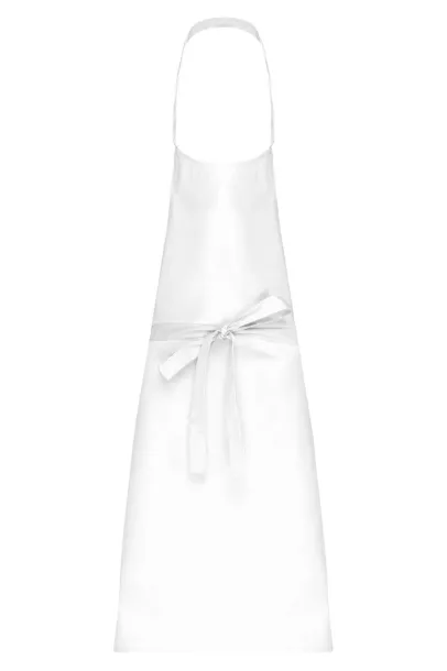  POLYCOTTON APRON WITHOUT POCKET - Kariban White