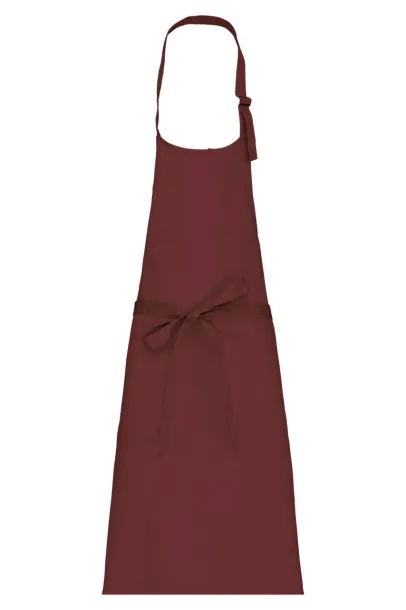  POLYCOTTON APRON WITHOUT POCKET - Kariban Wine