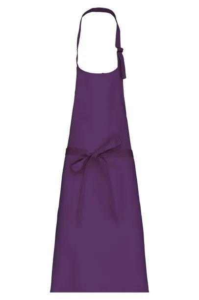  POLYCOTTON APRON WITHOUT POCKET - Kariban Ljubičasta