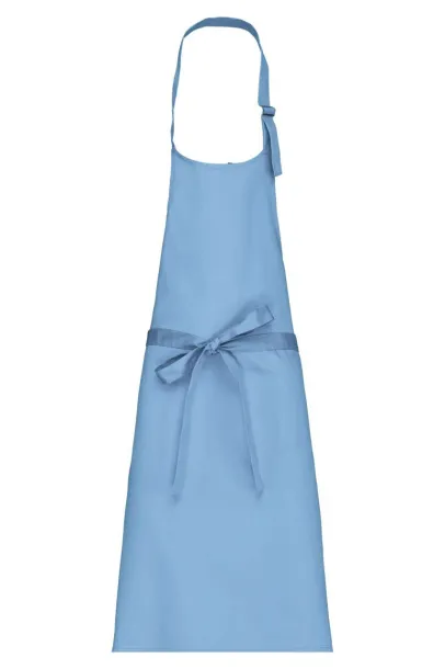  POLYCOTTON APRON WITHOUT POCKET - Kariban Sky blue