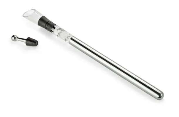 BLANC Wine chiller with pourer srebrny