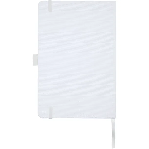 Honua A5 recycled paper notebook with recycled PET cover - Marksman White