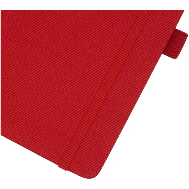 Honua A5 recycled paper notebook with recycled PET cover - Marksman Red