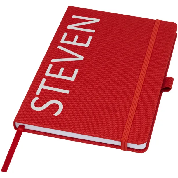 Honua A5 recycled paper notebook with recycled PET cover - Marksman Red