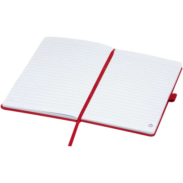 Honua notes od recikliranog papira s omotom od recikliranog PET -a, A5 - Marksman Crvena