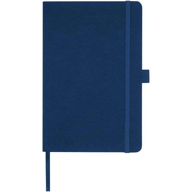 Honua A5 recycled paper notebook with recycled PET cover - Marksman Navy Blue