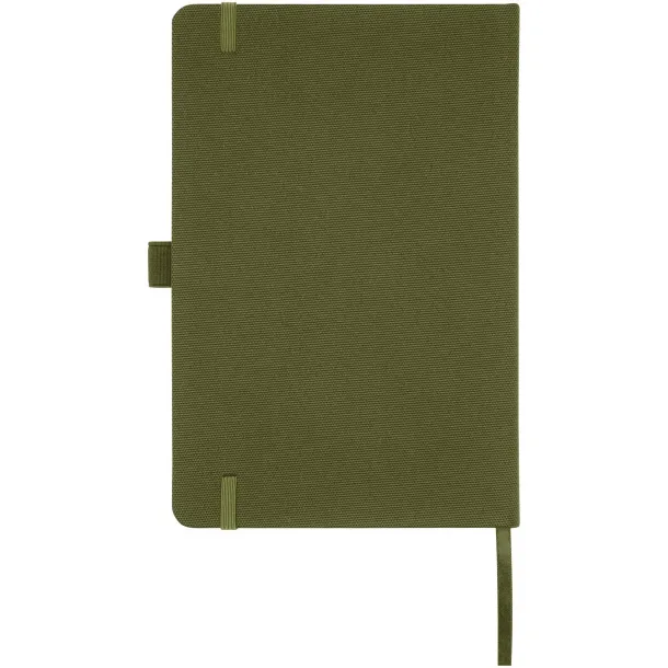 Honua A5 recycled paper notebook with recycled PET cover - Marksman Forest green