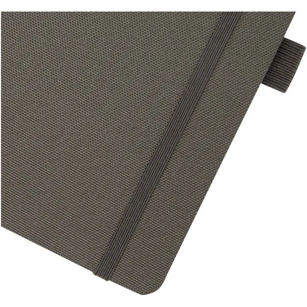 Honua A5 recycled paper notebook with recycled PET cover - Marksman Twilight Grey