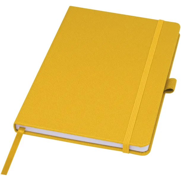 Honua A5 recycled paper notebook with recycled PET cover - Marksman Light orange