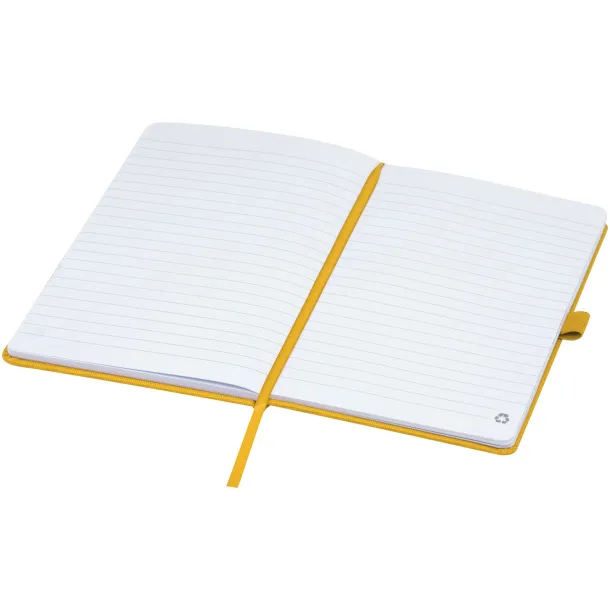 Honua A5 recycled paper notebook with recycled PET cover - Marksman Light orange