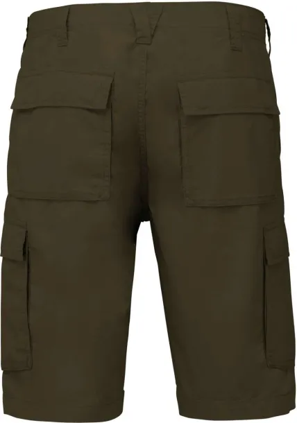  MEN'S LIGHTWEIGHT MULTIPOCKET BERMUDA SHORTS - Kariban Khaki