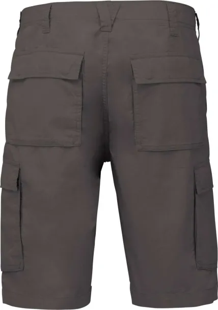  MEN'S LIGHTWEIGHT MULTIPOCKET BERMUDA SHORTS - Kariban Light Charcoal