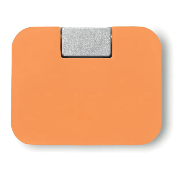 SQUARE 4 port USB hub Orange