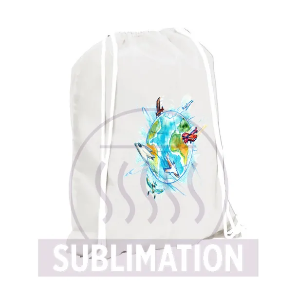  Drawstring bag white