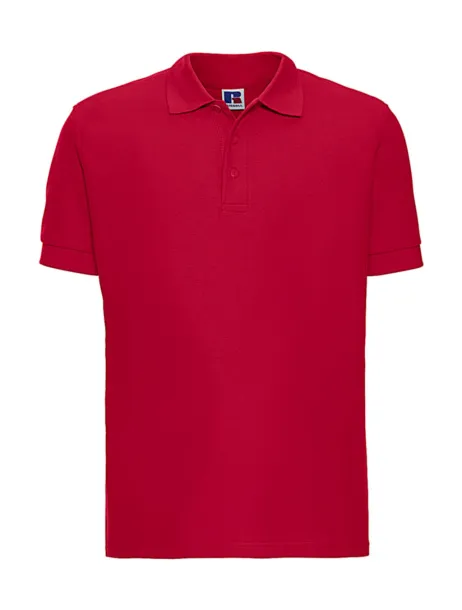  Muška pamučna polo majica, 215 g/m² - Russell  Klasična crvena