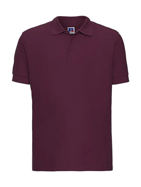  Men's Ultimate Cotton Polo - Russell  Burgundy