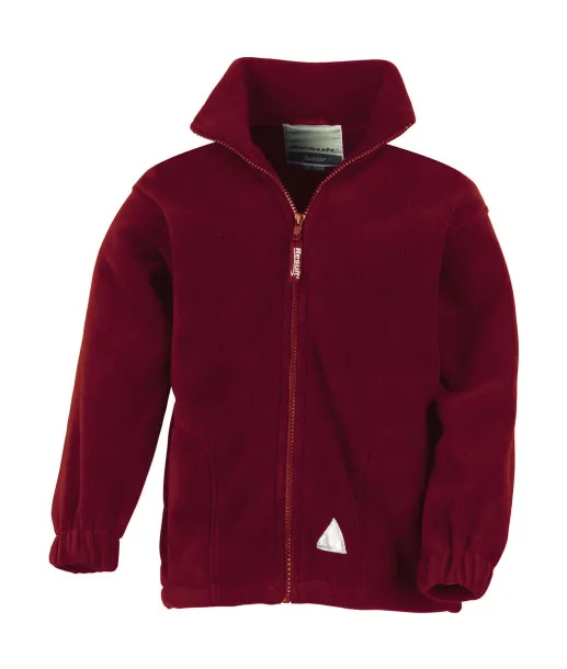  Kids Fleece Jacket - Result Burgundy