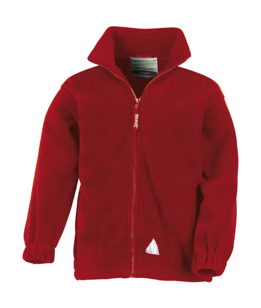  Kids Fleece Jacket - Result Crvena