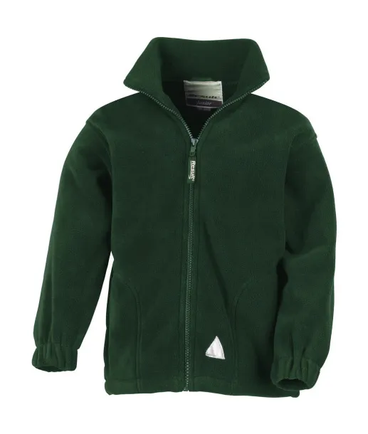  Kids Fleece Jacket - Result Forest Green