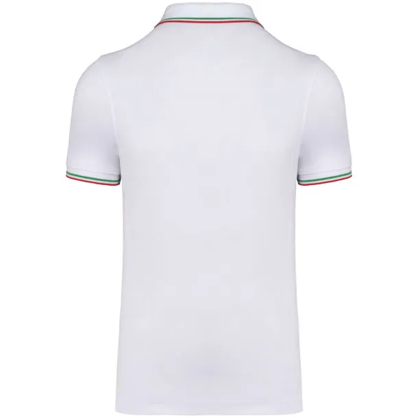 MEN'S SHORT-SLEEVED POLO SHIRT - Kariban Bijela Crvena