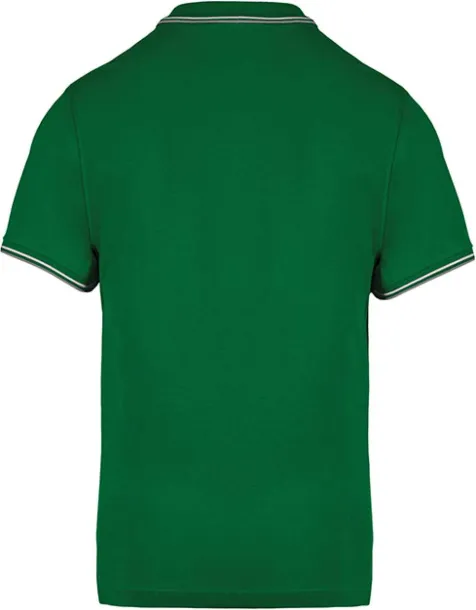  MEN'S SHORT-SLEEVED POLO SHIRT - Kariban Kelly Green Light Grey