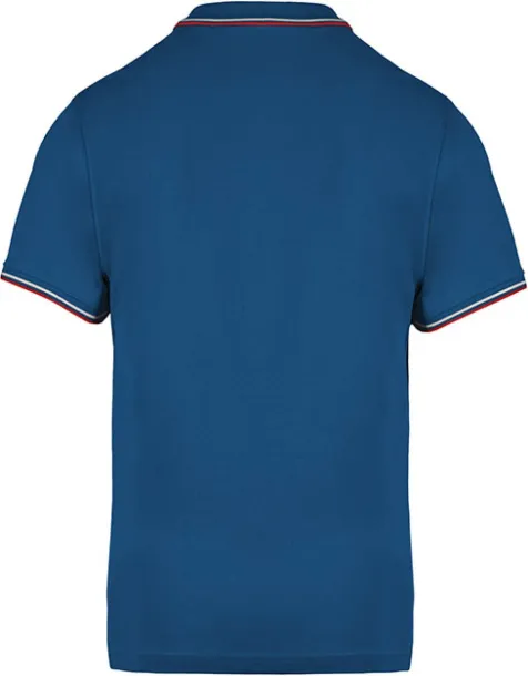  MEN'S SHORT-SLEEVED POLO SHIRT - Kariban Light Royal Blue Red