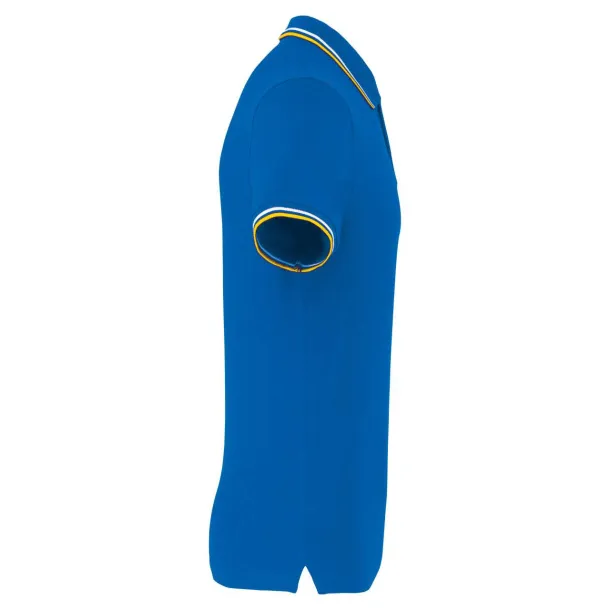  Muška polo majica kratkih rukava, 220 g/m2 - Kariban Light Royal Blue Žuta