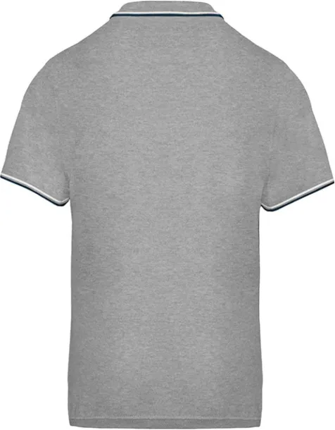  Muška polo majica kratkih rukava, 220 g/m2 - Kariban Oxford Grey Mornarsko plava