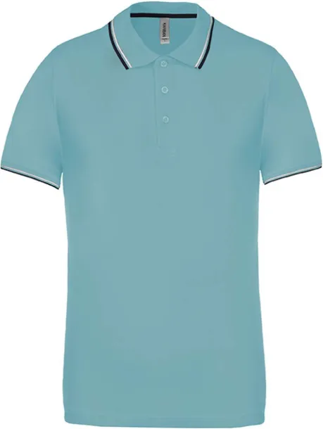  MEN'S SHORT-SLEEVED POLO SHIRT - Kariban Sky blue Navy