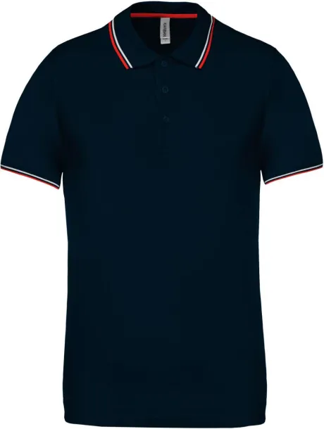  MEN'S SHORT-SLEEVED POLO SHIRT - Kariban Navy Red