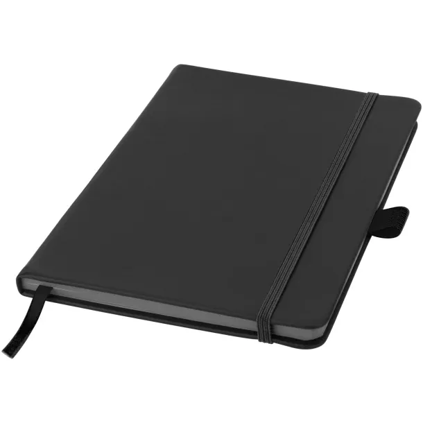 Colour-edge A5 hard cover notebook Solid black