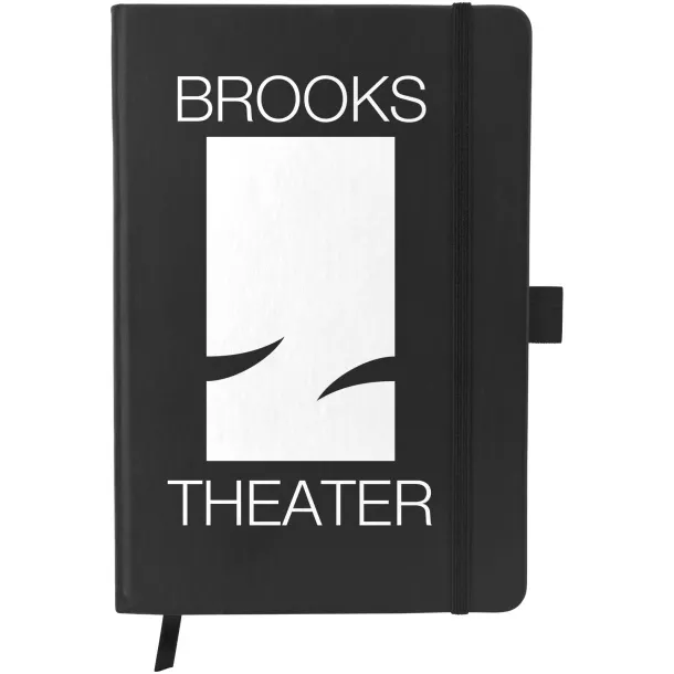 Colour-edge A5 hard cover notebook Crna