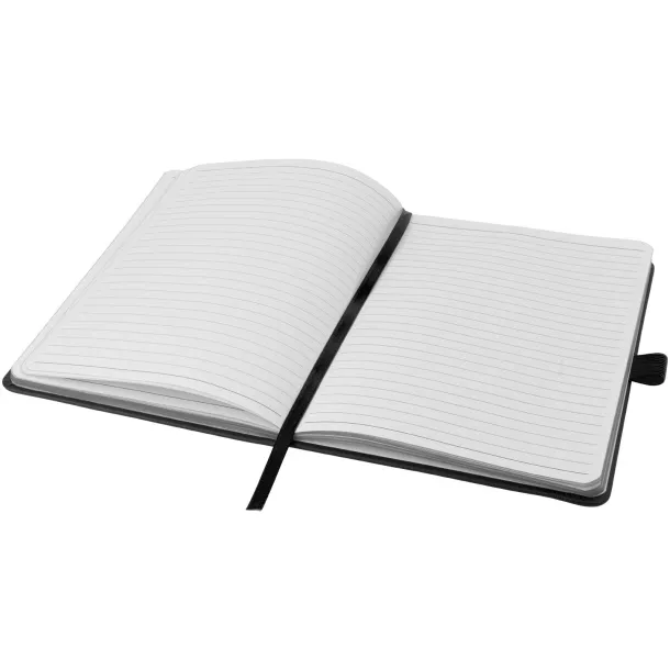 Colour-edge A5 hard cover notebook Solid black