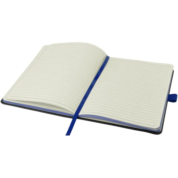 Colour-edge notes s tvrdim koricama, A5 Crna Kraljevski plava