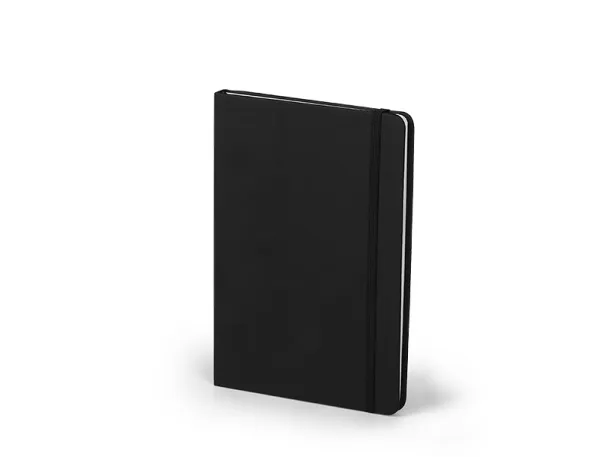 NOTE Notes s elastičnom trakom, A5 Crna