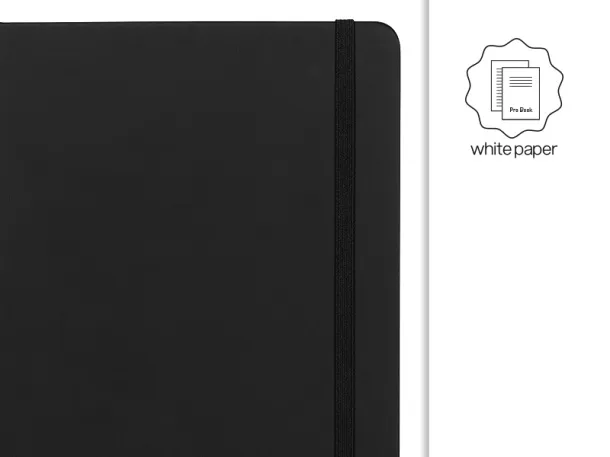 NOTE notebook A 5 with elastic closure Black