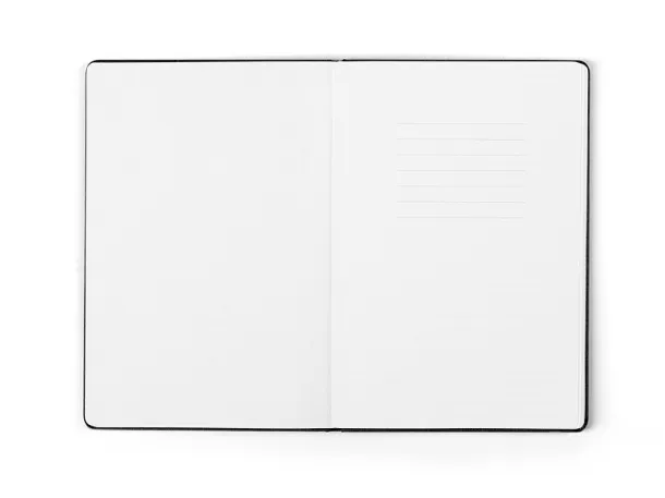 NOTE Notes s elastičnom trakom, A5 Crna