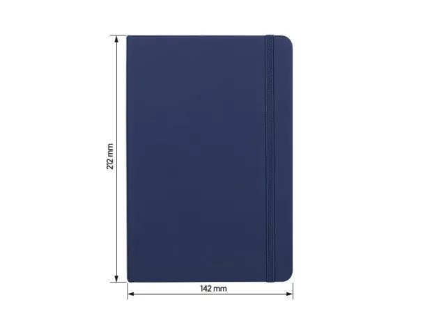 NOTE notebook A 5 with elastic closure Blue