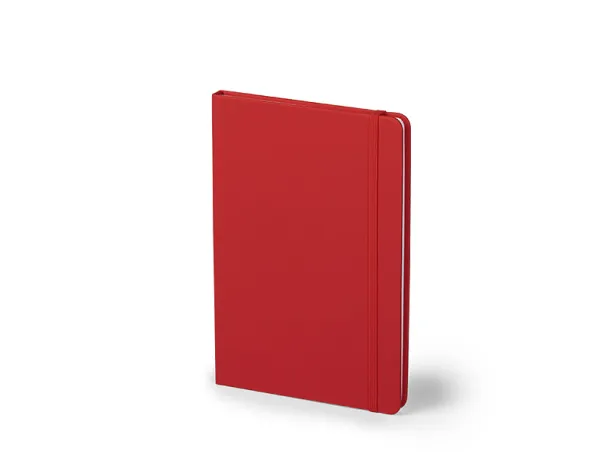 NOTE Notes s elastičnom trakom, A5 Crvena