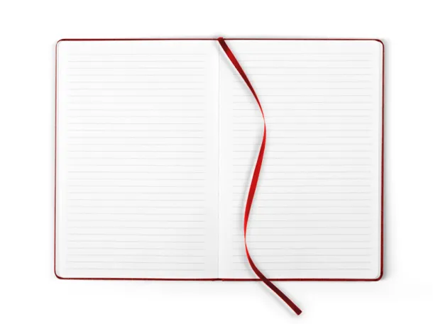 NOTE notebook A 5 with elastic closure Red