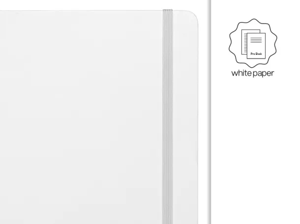 NOTE Notes s elastičnom trakom, A5 Bijela