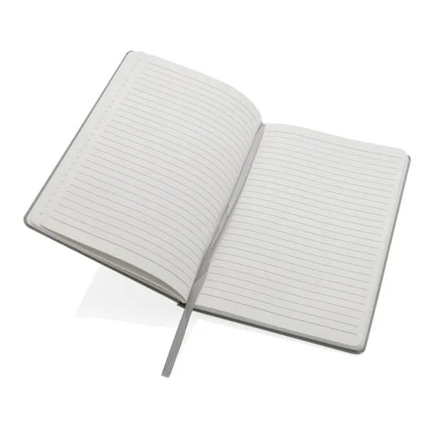  A5 Impact stone paper hardcover notebook - XD Collection Grey 