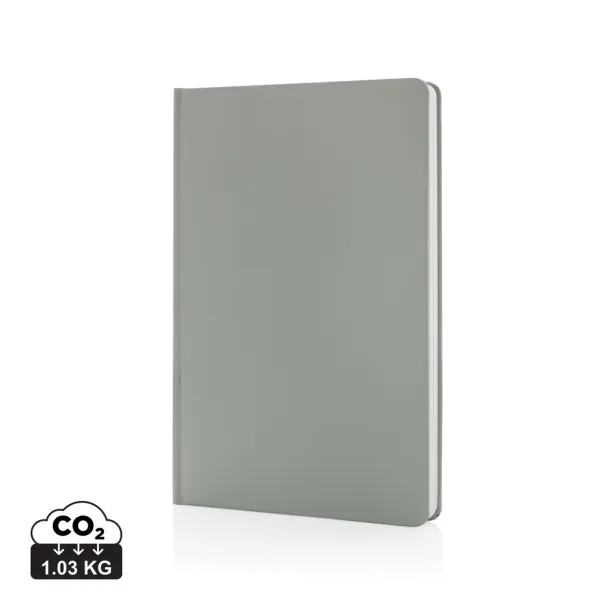  A5 Impact stone paper hardcover notebook - XD Collection Grey 