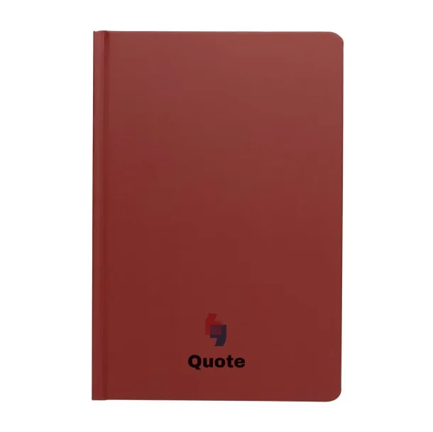  A5 Impact stone paper hardcover notebook - XD Collection Red 